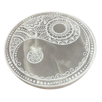 Stor Selenitplatta 18cm - Feng Shui