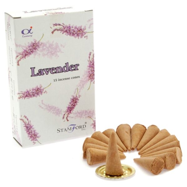 Stamford Premium Rökelsekoner - Lavendel