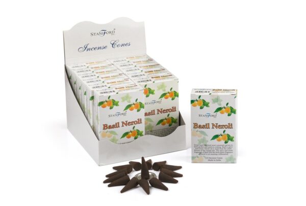 Stamford Premium Rökelsekoner - Basilika & Neroli