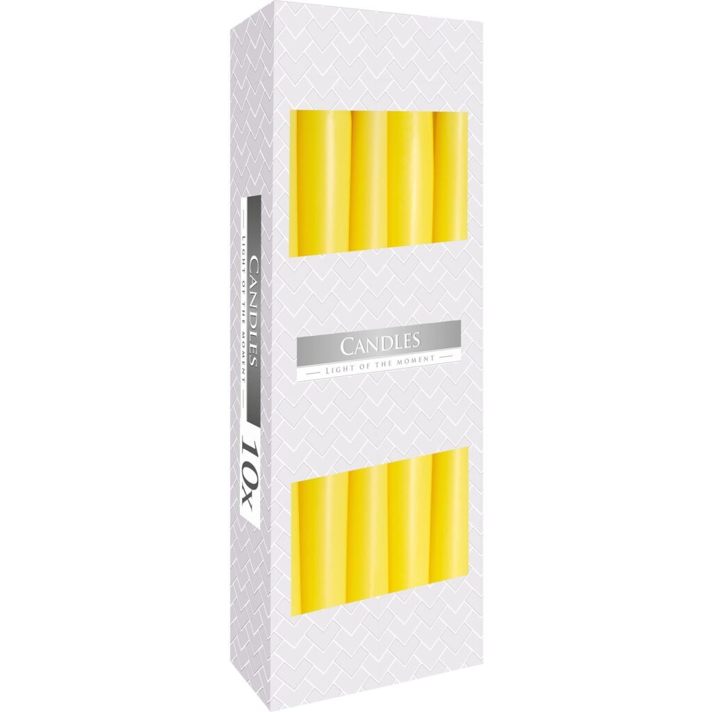 Bordsljus - Gul - 10-pack