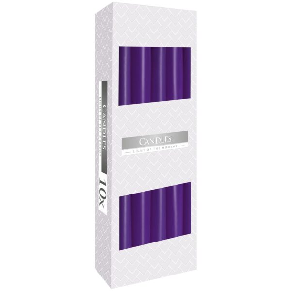 Bordsljus - Lavendel - 10-pack