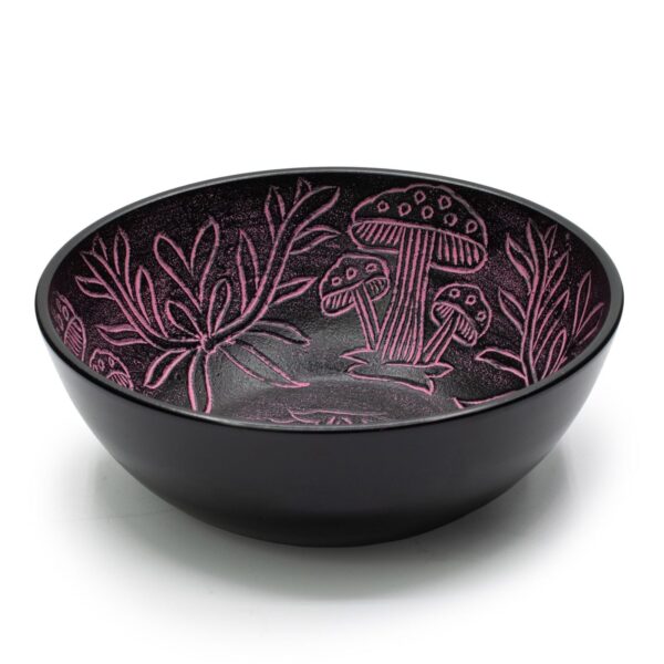 Klangskål i Aluminium - Magisk Svamp - Rosa (20 cm)