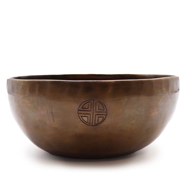 Extra Stor Indisk Klangskål med Månfaser (ca 1500g) - 22cm