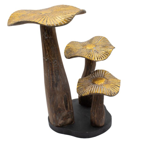 Gyllene svampkonst - Naturlig - Stor (32x25cm)