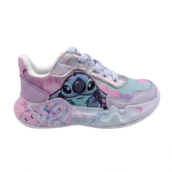 Disney Lilo and Stitch Barnskor sneakers med LED-ljus, storlek 28