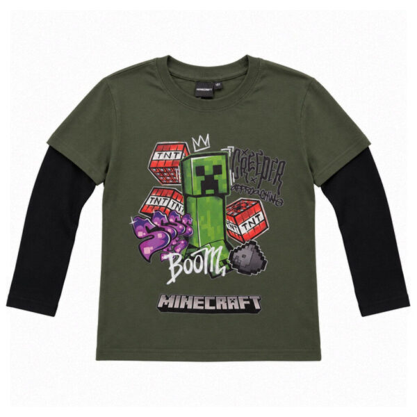 Minecraft Boom Creeper långärmad tröja för barn 11 år / 146 cm