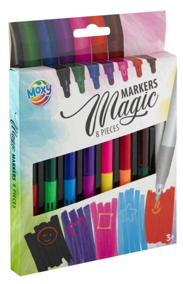 Colour Moxy Magic Tuschset, 8 delar