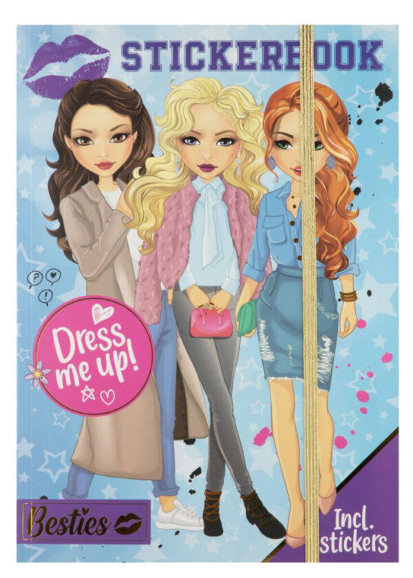 Colour Besties Kläd- och lekset med klistermärken