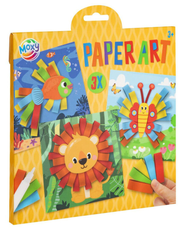 Djur kreativt pappersset 24x21 cm