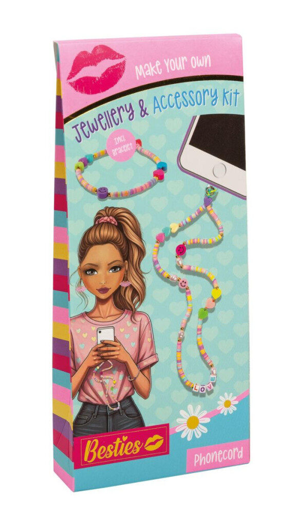 Colour Besties kit för att göra mobilhänge med armband