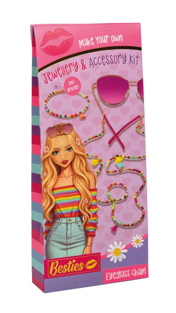 Colour Besties kit för glasögondekoration med armband