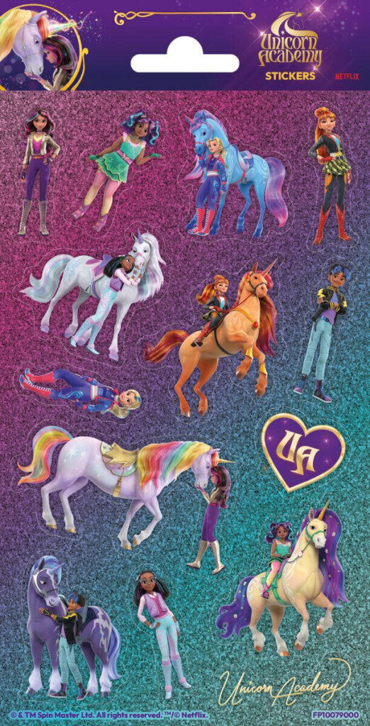 Unicorn Academy Magic World klistermärke