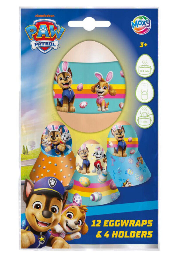 PAW Patrol klistermärkesset med ägghållare