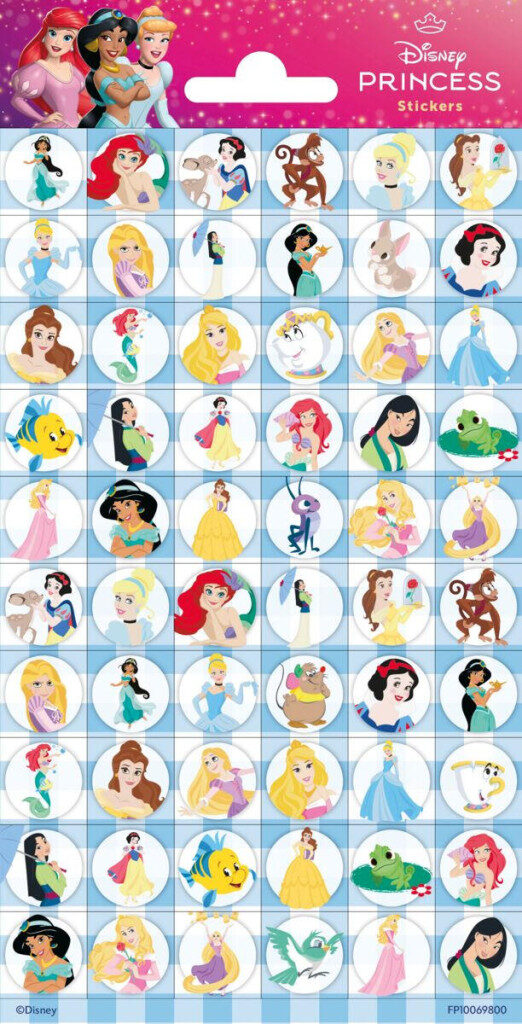 Disney Princess Cuties klistermärke