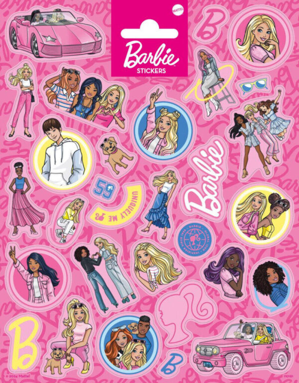 Barbie Stylish Friends klistermärke