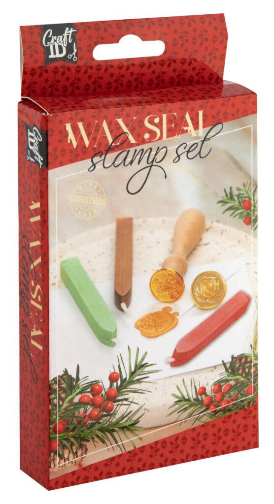 Färgat julsigillsvaxset