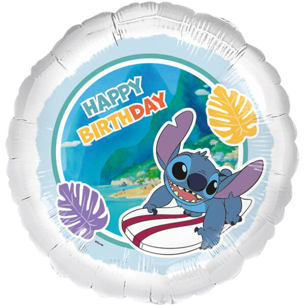 Disney Lilo and Stitch surfare folieballong 45 cm