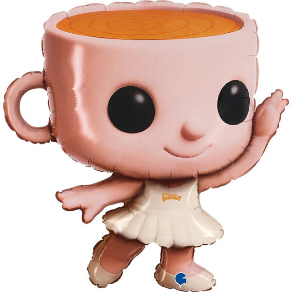 Brainrot Ballerina Cappuccina folieballong 61 cm