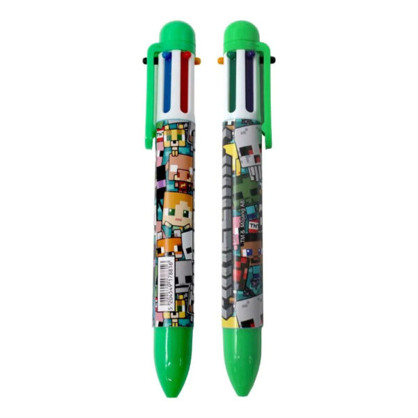 Minecraft Chibi 6-färgs penna