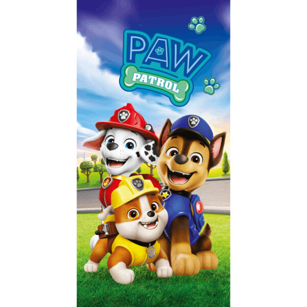 PAW Patrol badhandduk och strandhandduk 70x140 cm, snabbtorkande