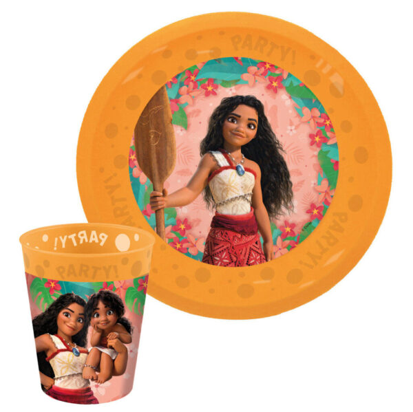 Disney Vaiana Premium Mikrovågssäkert Set