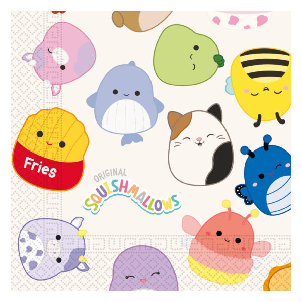 Squishmallows Servetter 20-pack 33x33 cm FSC
