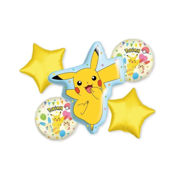 Pokémon party folieballongset 5 delar